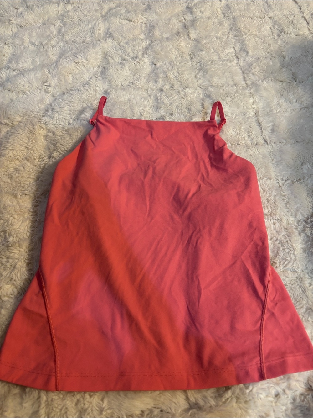 Strappy Coral Pink Tank Top align